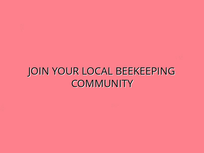 How to Join a Local Beekeeping Community: A Step-by-Step Guide
